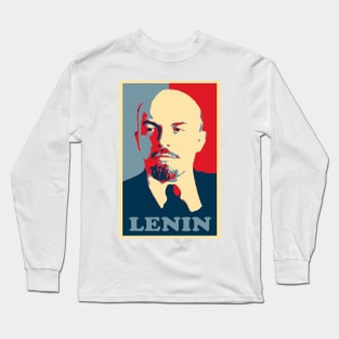 lenin, Obama Hope Poster Long Sleeve T-Shirt